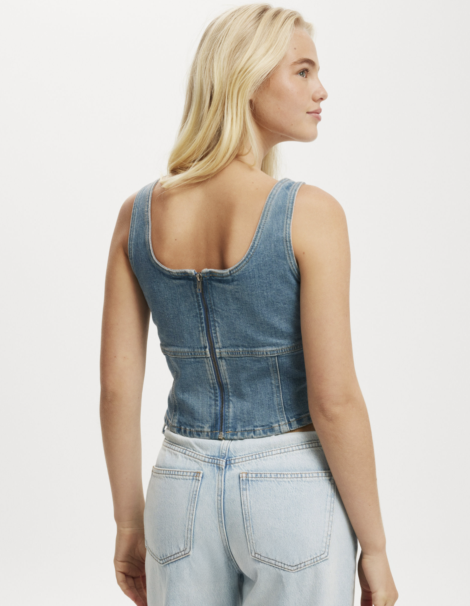 Codie Denim Corset