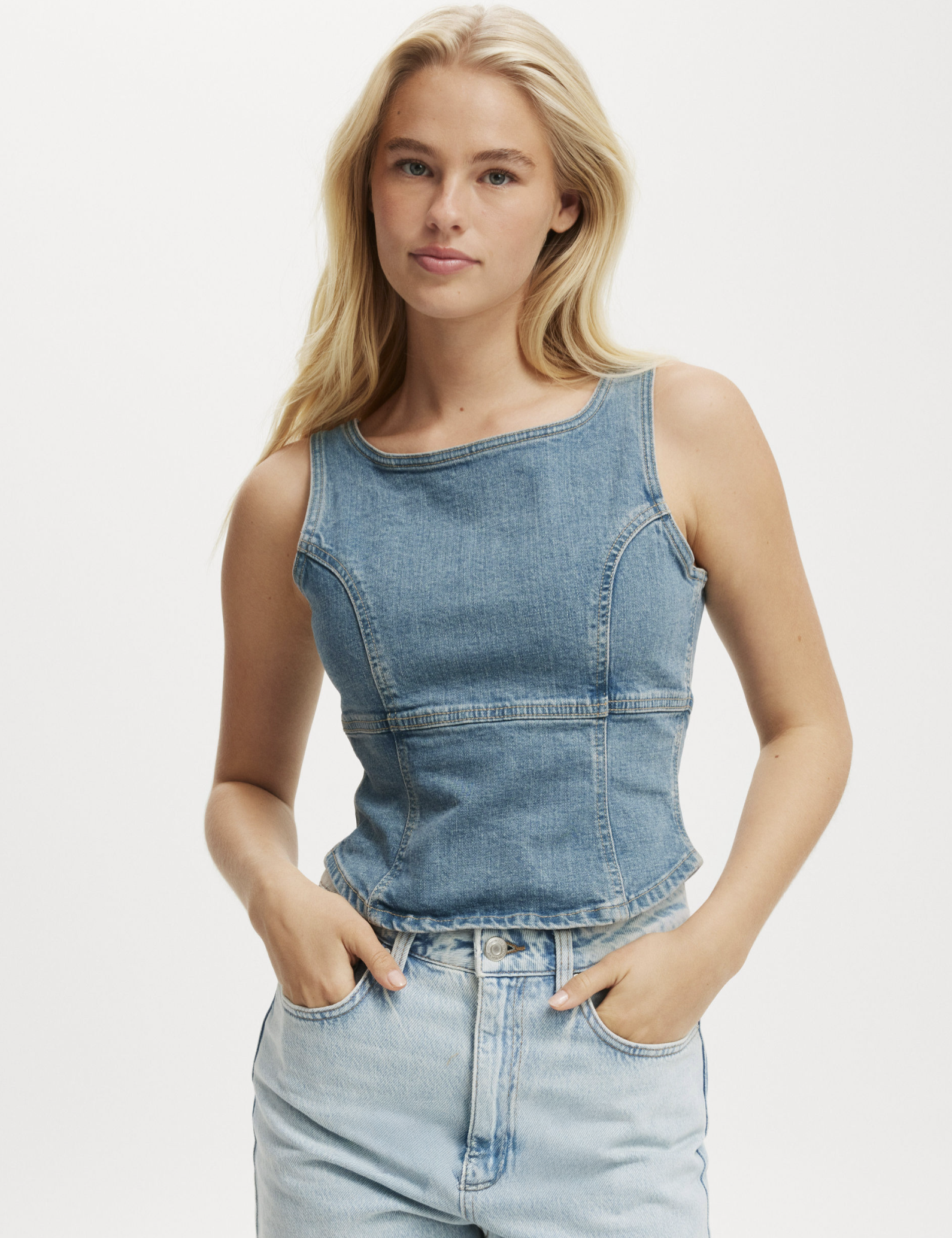 Codie Denim Corset