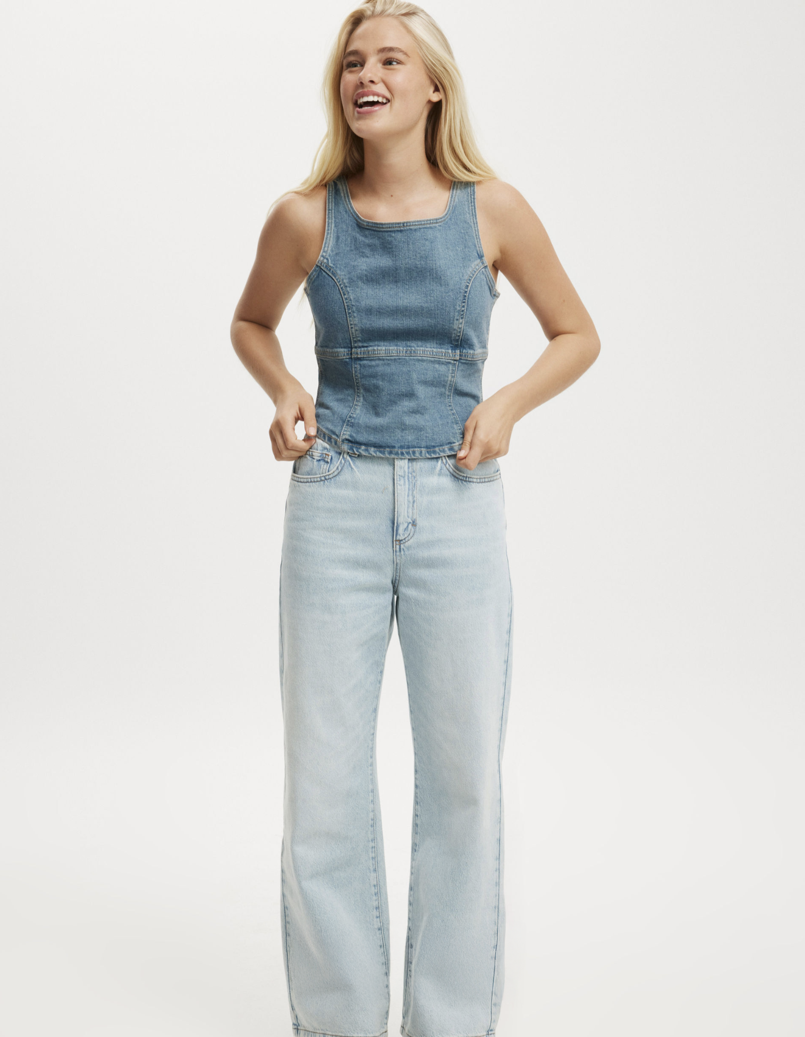 Codie Denim Corset