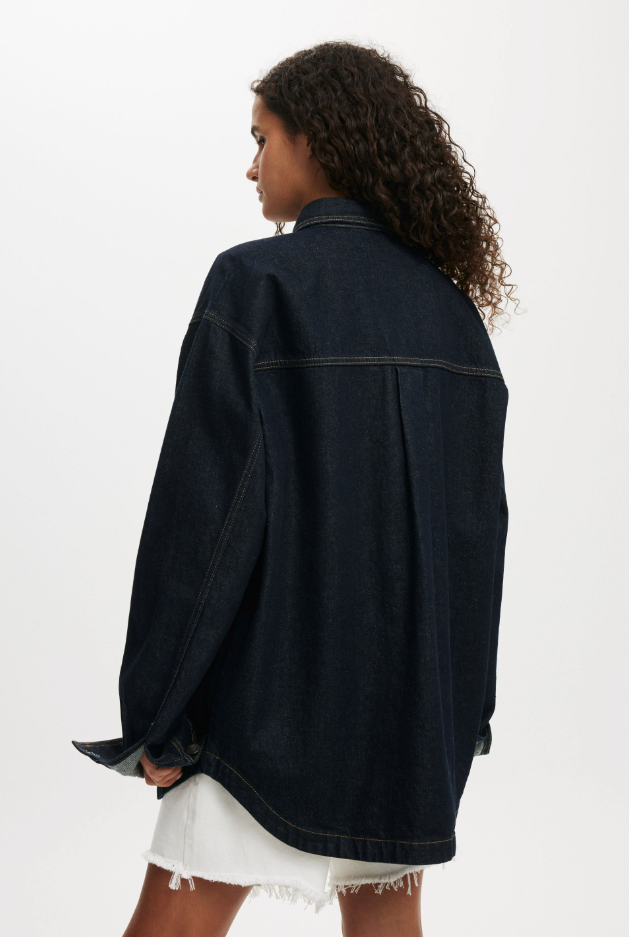 Camisa de mezclilla oversize